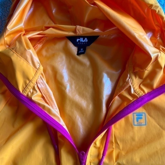 Fila Women’s Pink and Orange Windbreaker Jacket - Picture 5 of 7